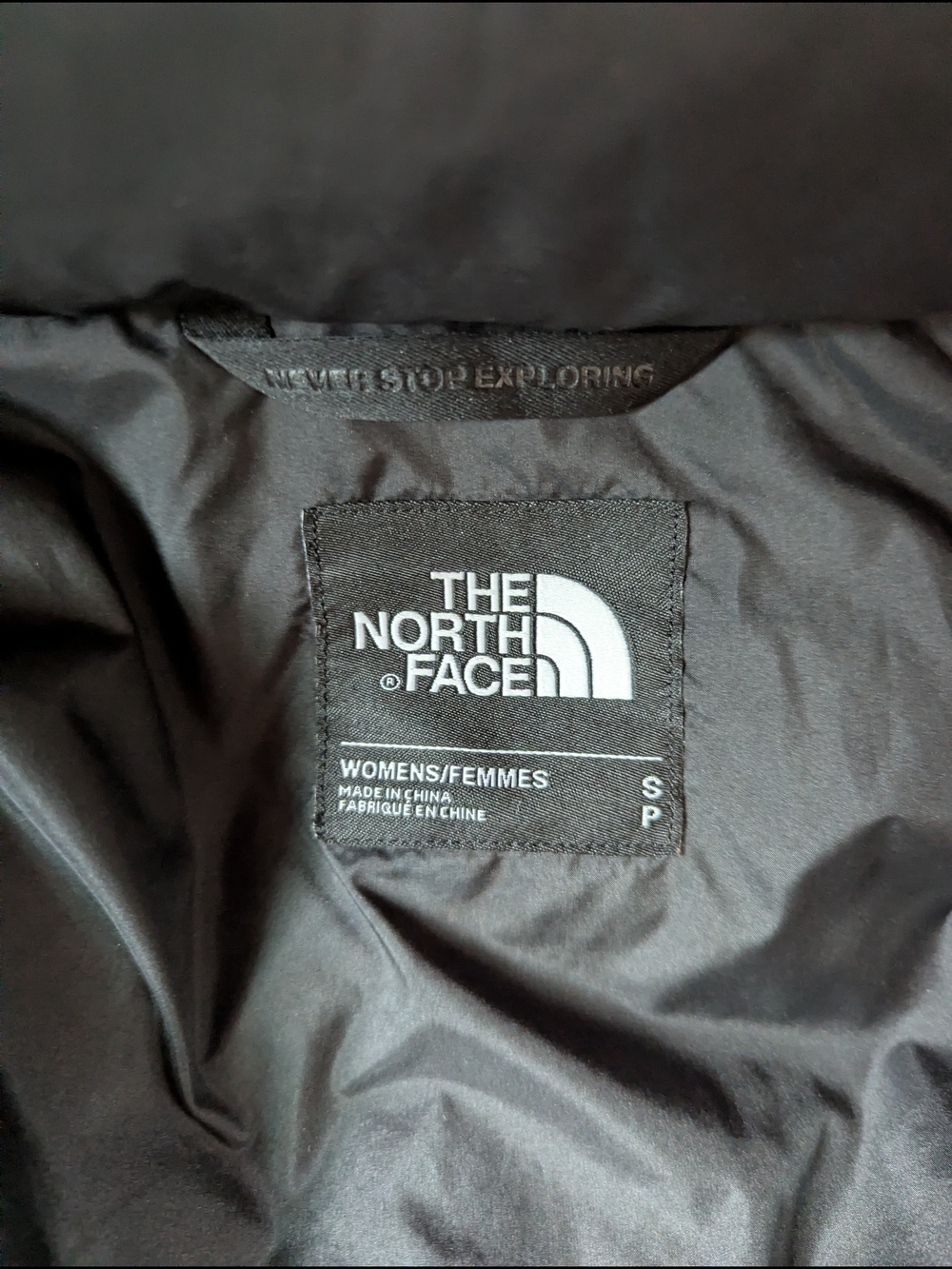 The North Face Hey Mama Parkina Down Parka Black Faux Fur Hood S - Picture 4 of 7